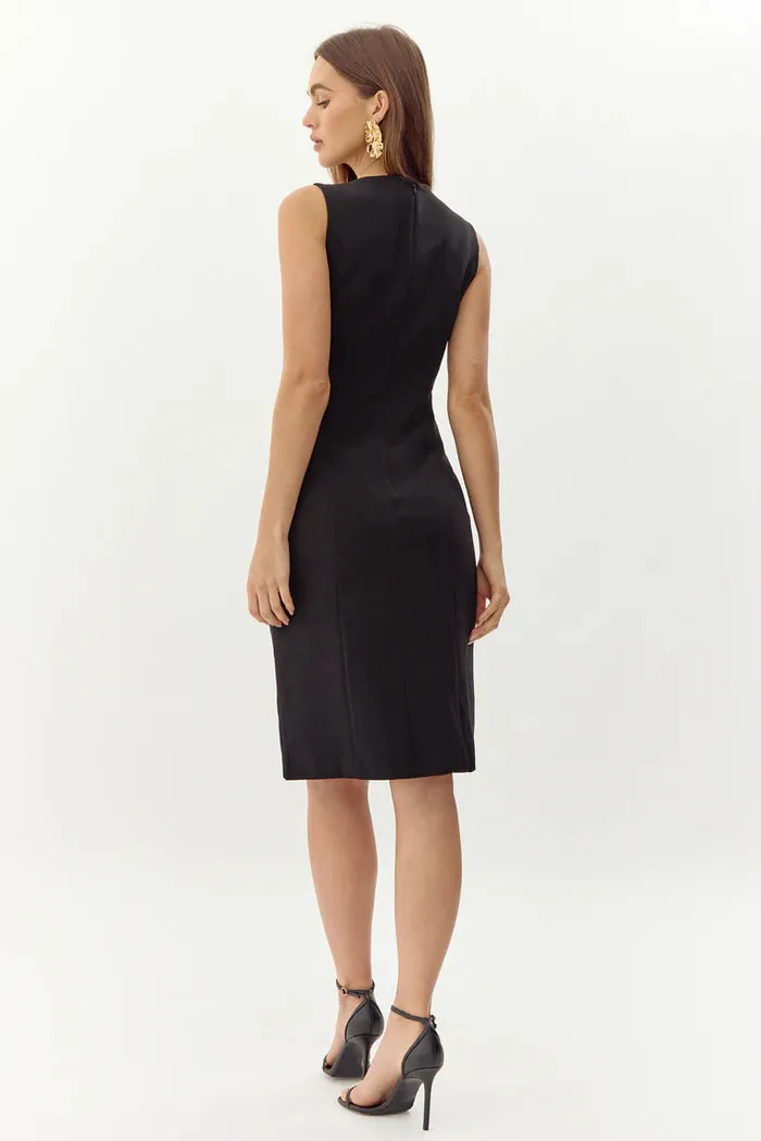 Adelyn Rae Kayla Wave Cut Sheath Dress