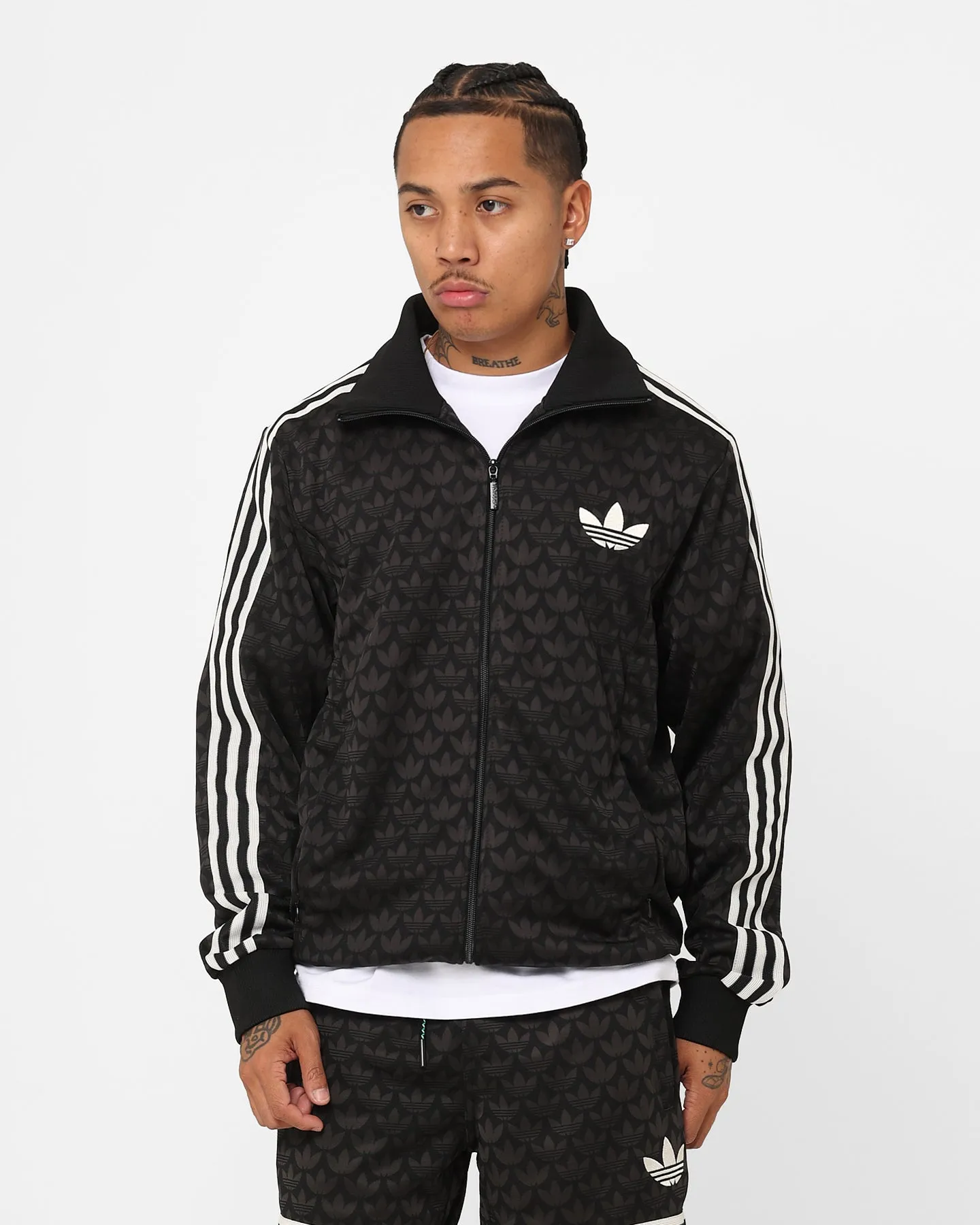 Adidas Adicolour Polyester Track Top Jacket Black