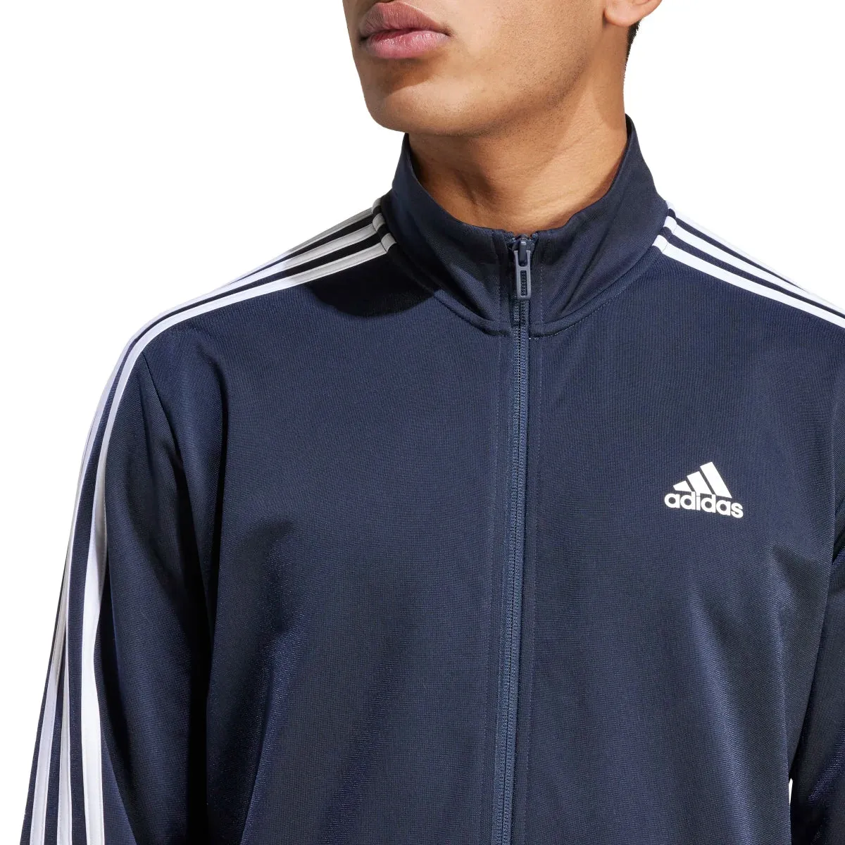 adidas Men's Warm-Up Tricot Regular 3-Stripes Track Jacket