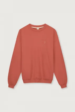 Adult Dropped Shoulder Sweater | Poppy Red