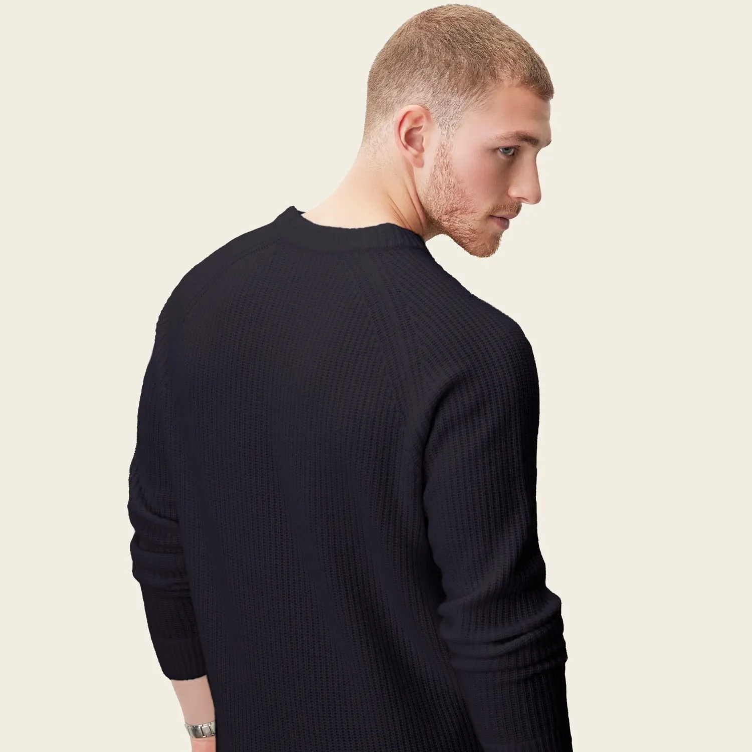 Aidan Chunky Cashmere Crewneck