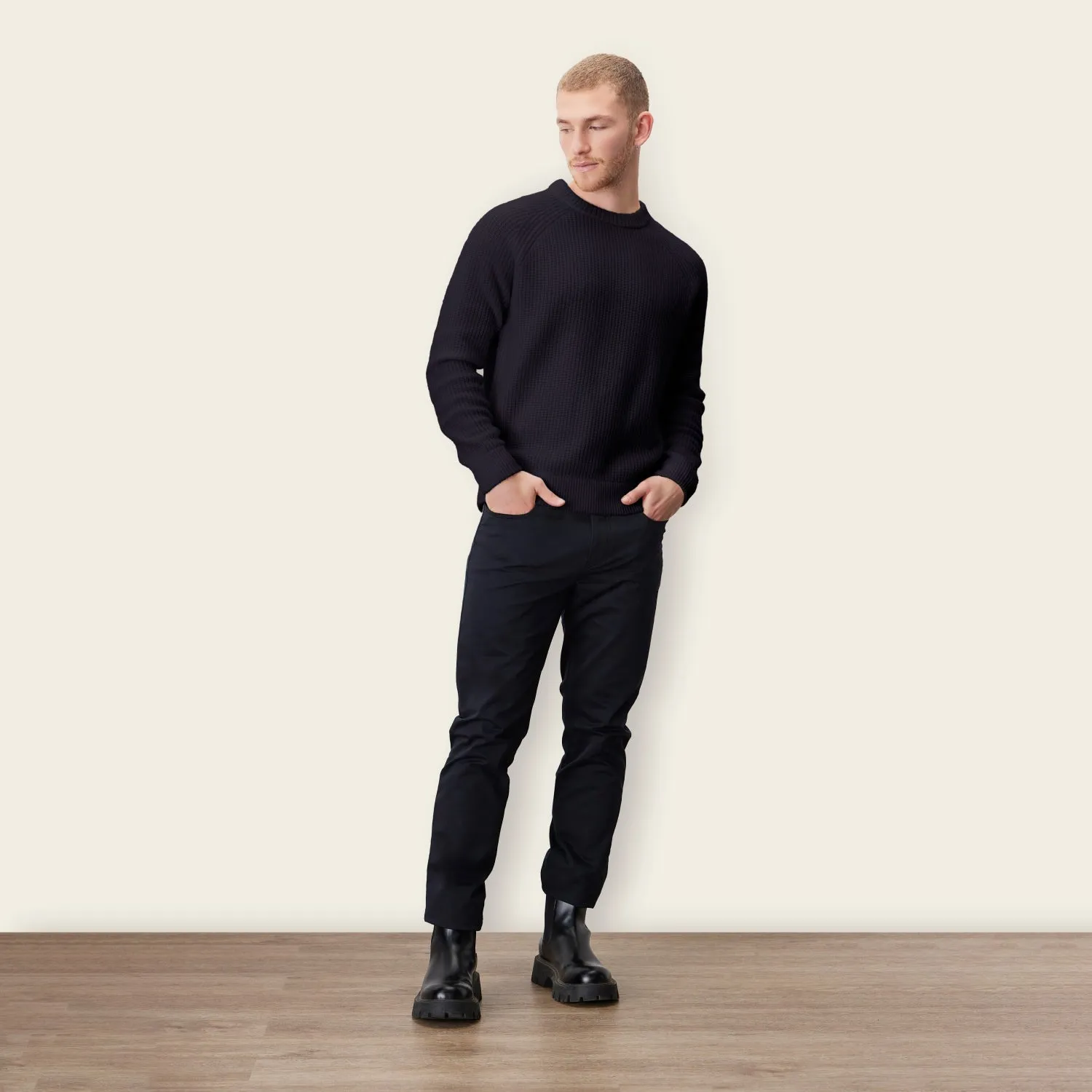 Aidan Chunky Cashmere Crewneck