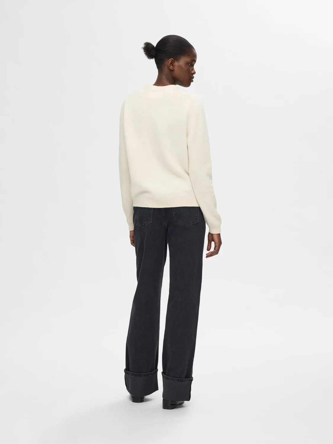 Ana Ls Knit Cardigan - Birch