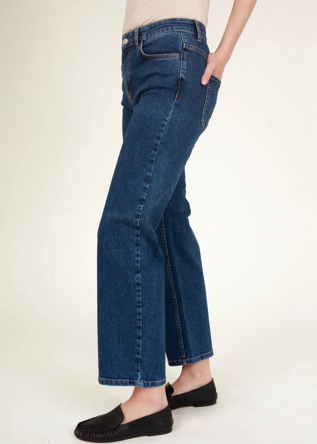 Basic Apparel Elisa Jeans Mid Blue