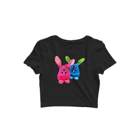 Beautiful Bunny Women Crop Top