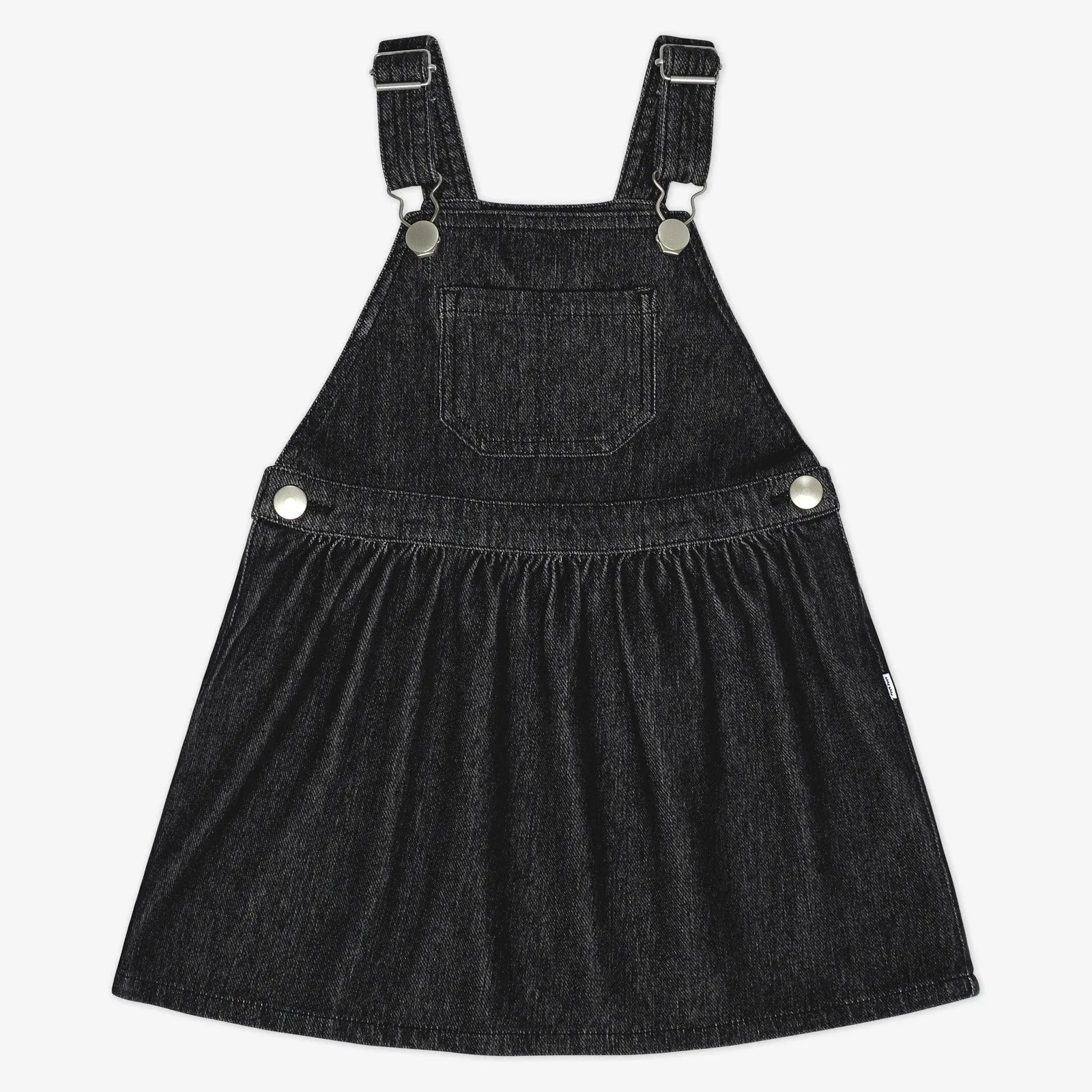 Black Denim Tank Skirt Overall