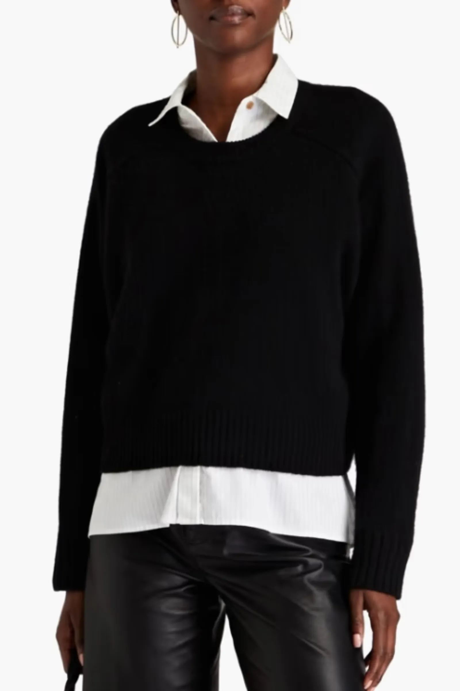 Black Knitted Sweater