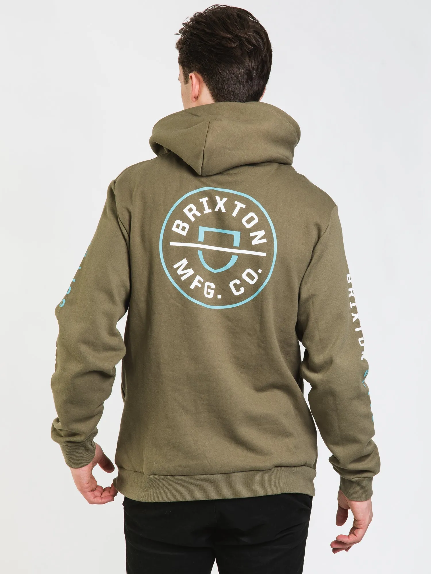 BRIXTON CREST PULLOVER HOODIE - CLEARANCE