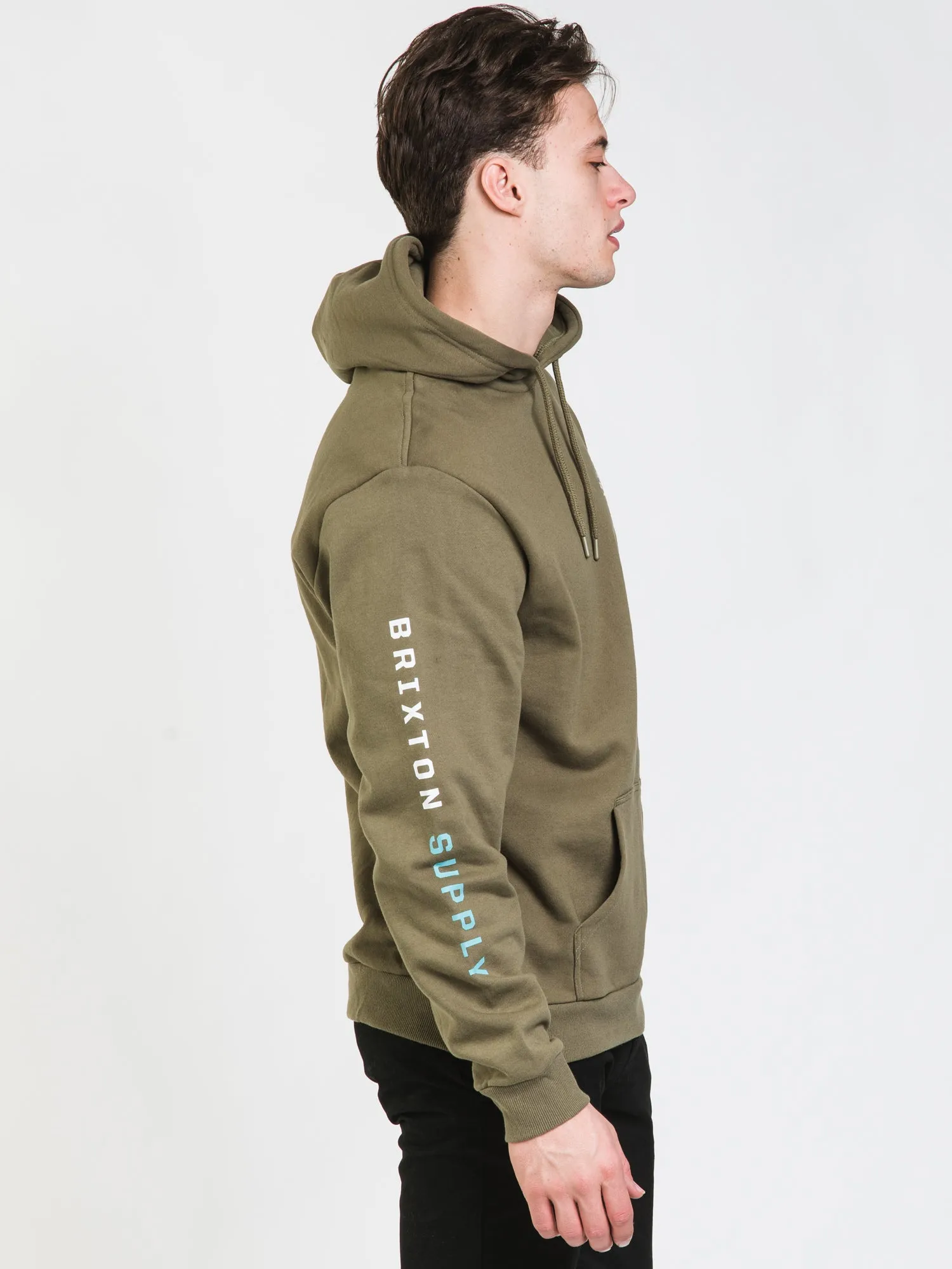 BRIXTON CREST PULLOVER HOODIE - CLEARANCE