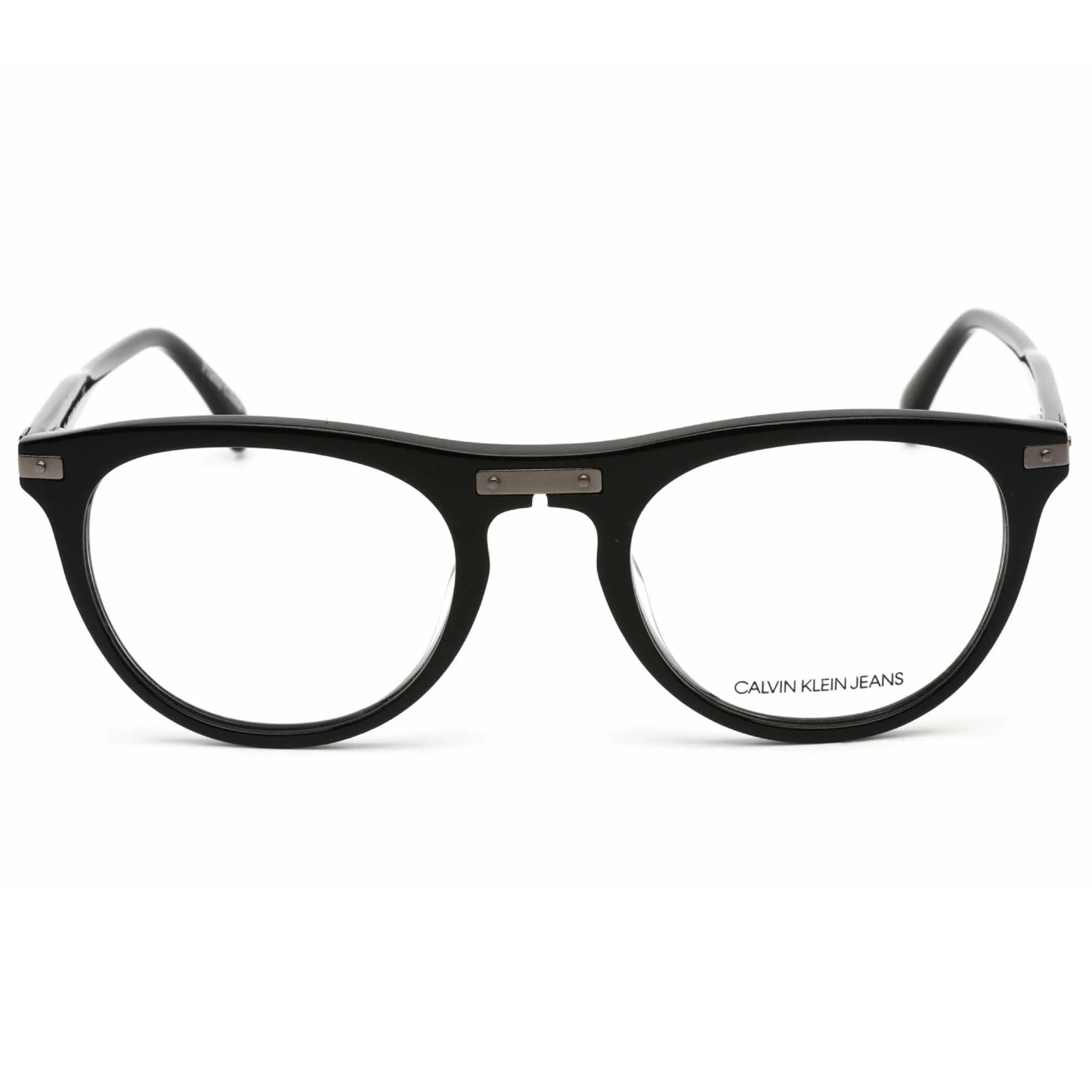 Calvin Klein Jeans Men's Eyeglasses - Black Plastic Frame Demo Lens | CKJ20514 001