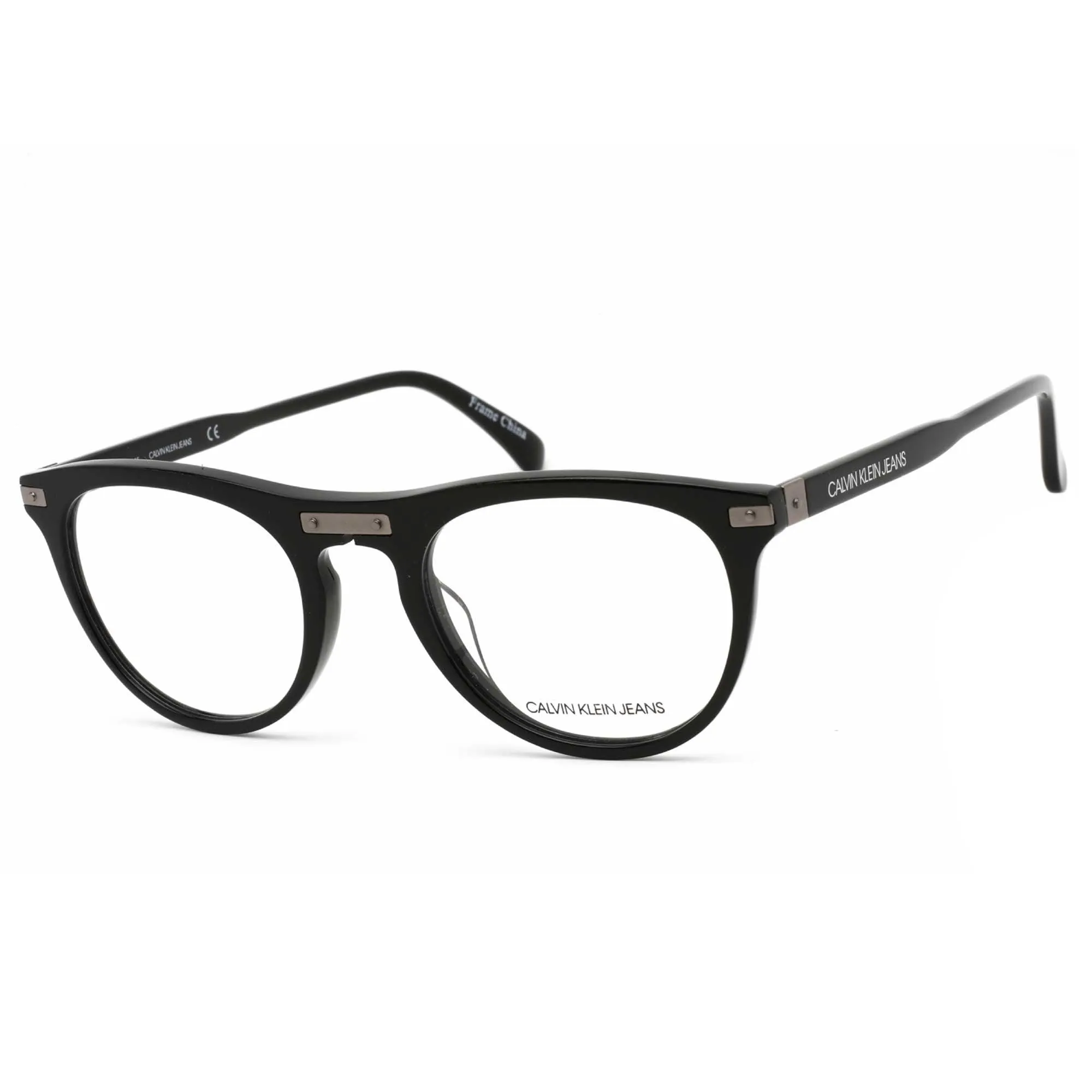 Calvin Klein Jeans Men's Eyeglasses - Black Plastic Frame Demo Lens | CKJ20514 001