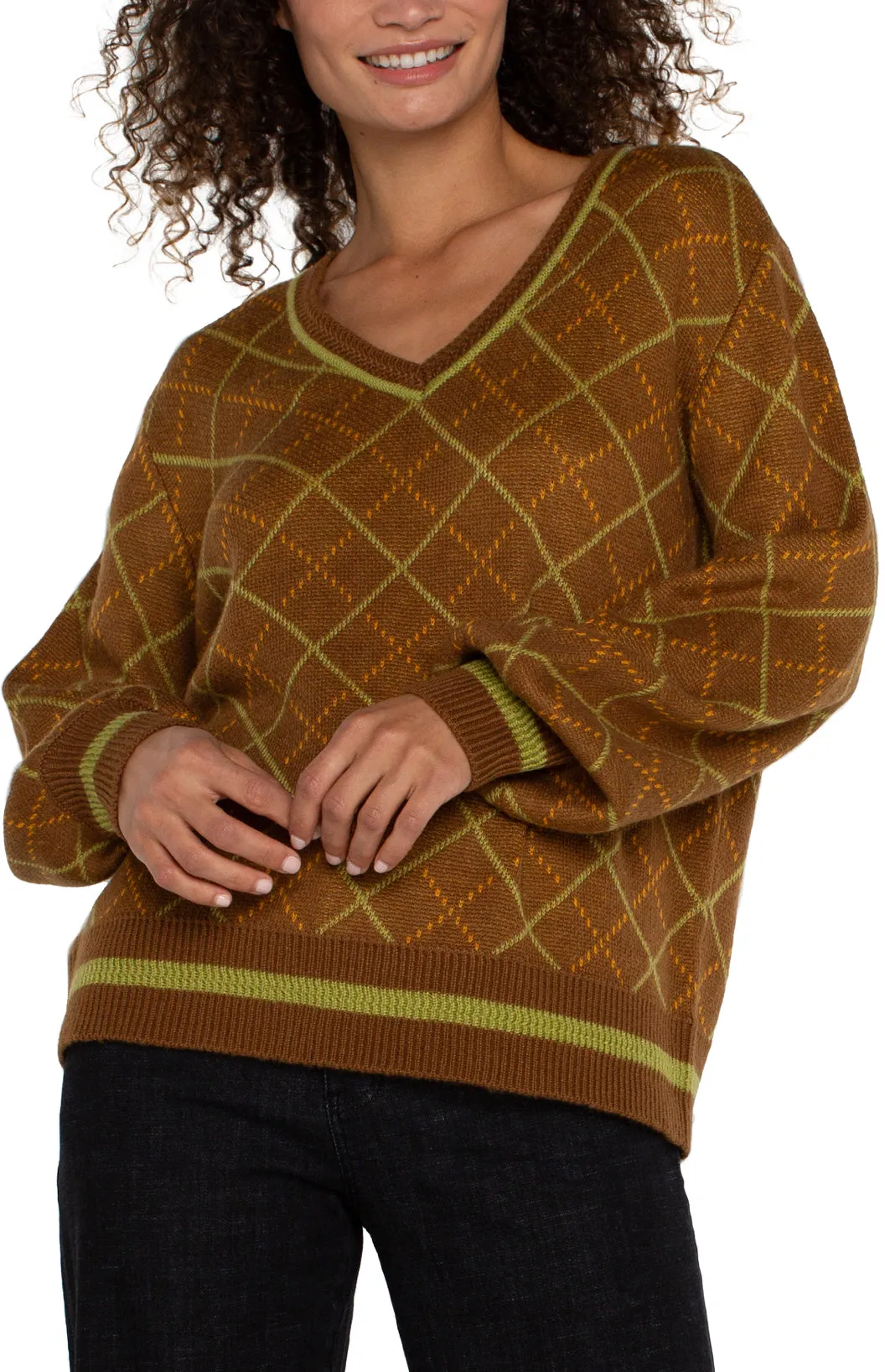 Caramel Multi Sweater