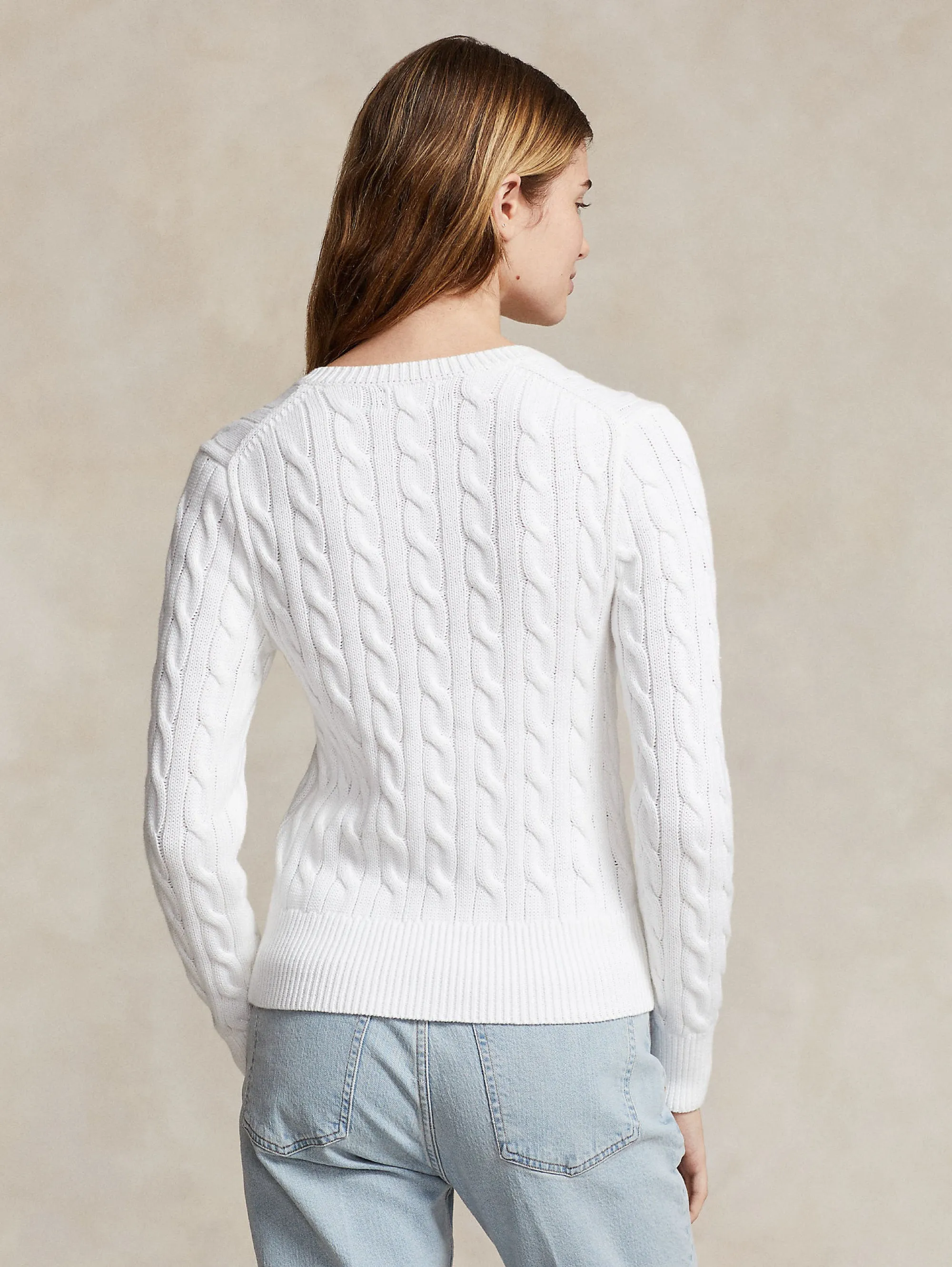 Cardigan a Trecce Bianco