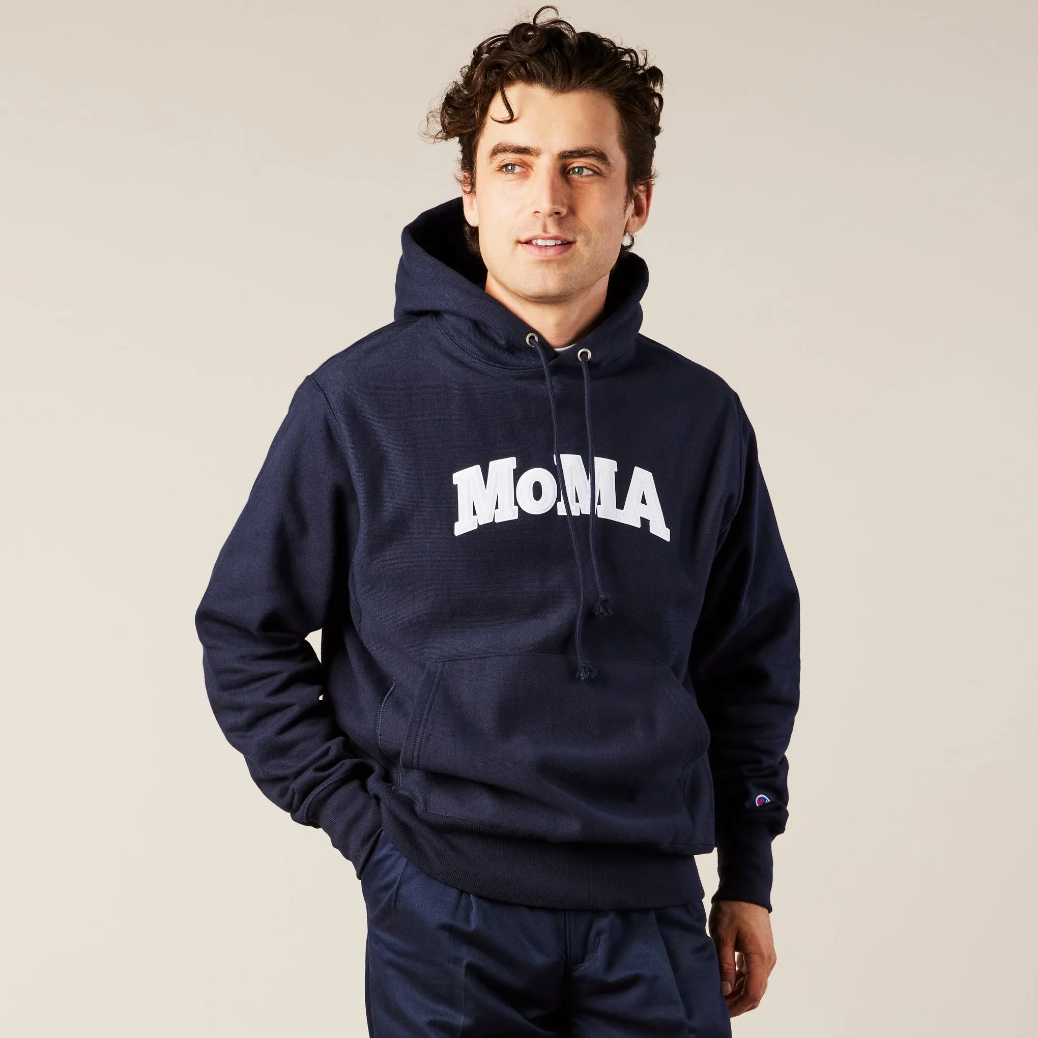 Champion Hoodie - MoMA Edition - Navy