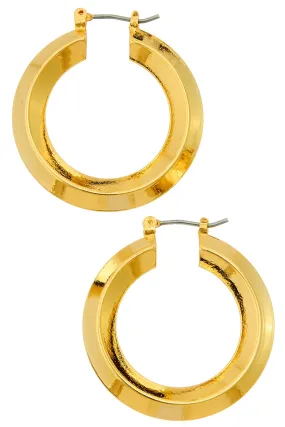 Chunky Gold Hoops