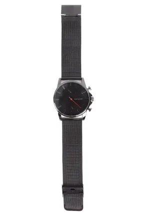 Chunky Mesh Strap Watch _ 150755 _ Black