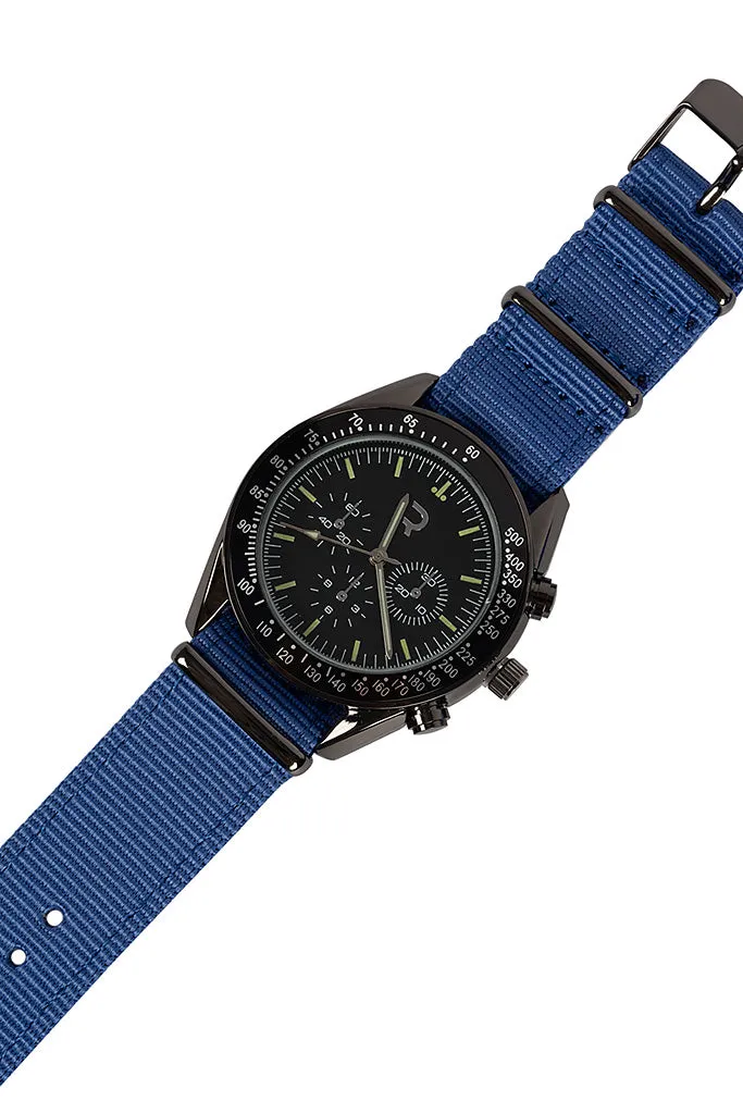 Chunky Strap Watch _ 143920 _ Blue