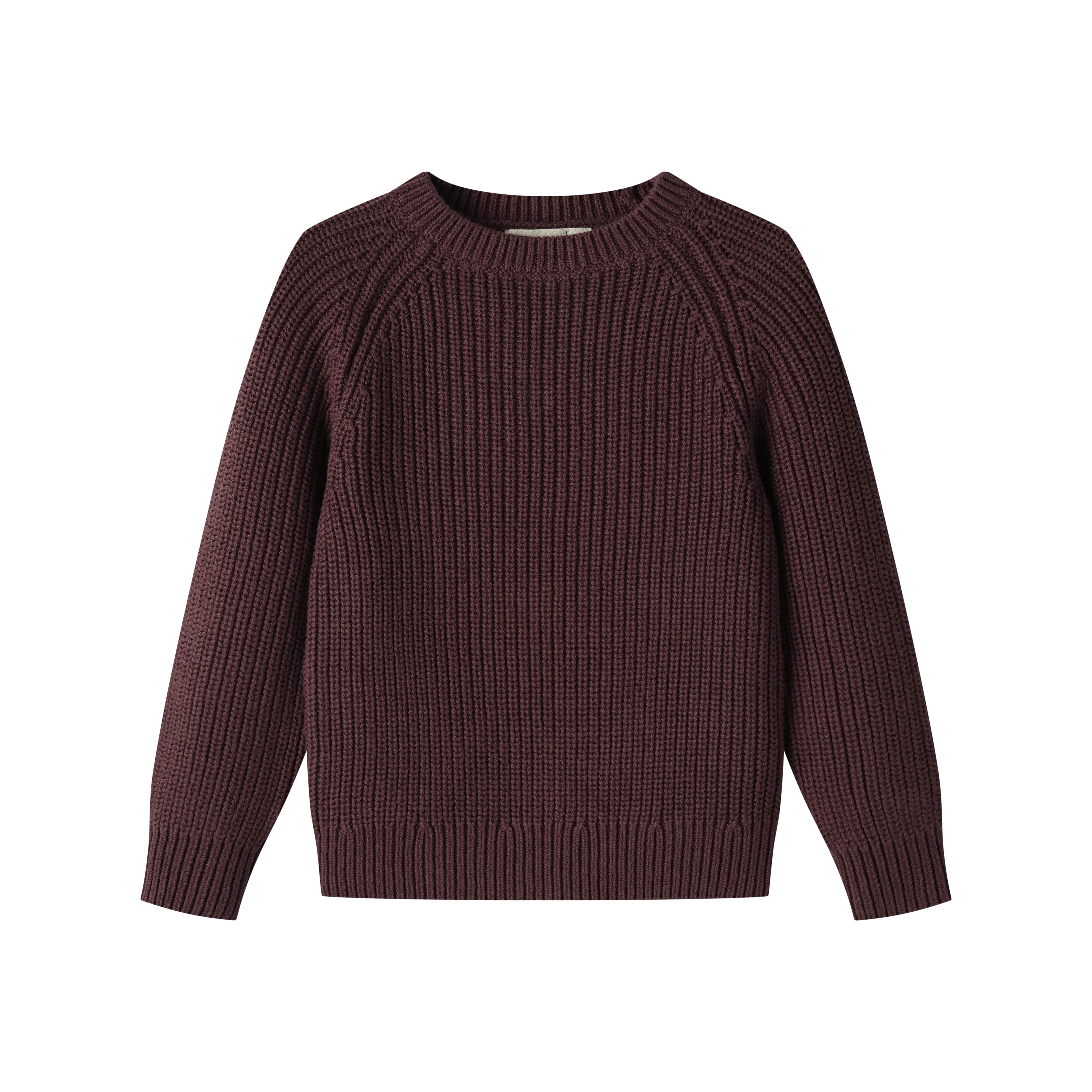 chunky sweater - mulberry