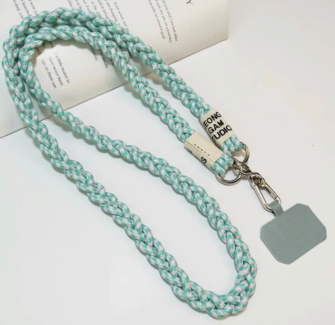 Chunky Woven iphone lanyard