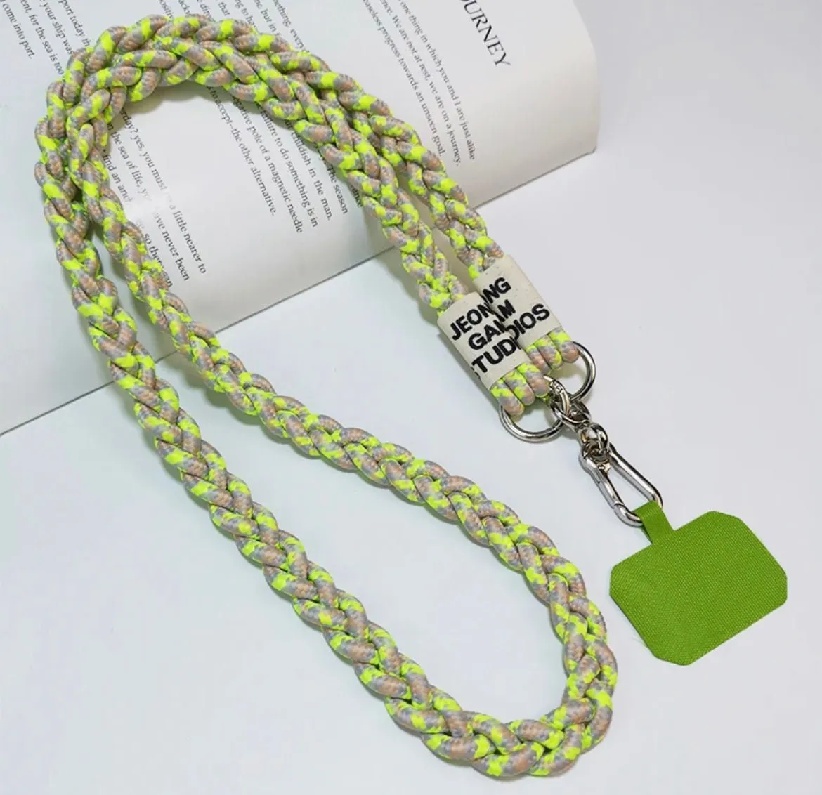 Chunky Woven iphone lanyard