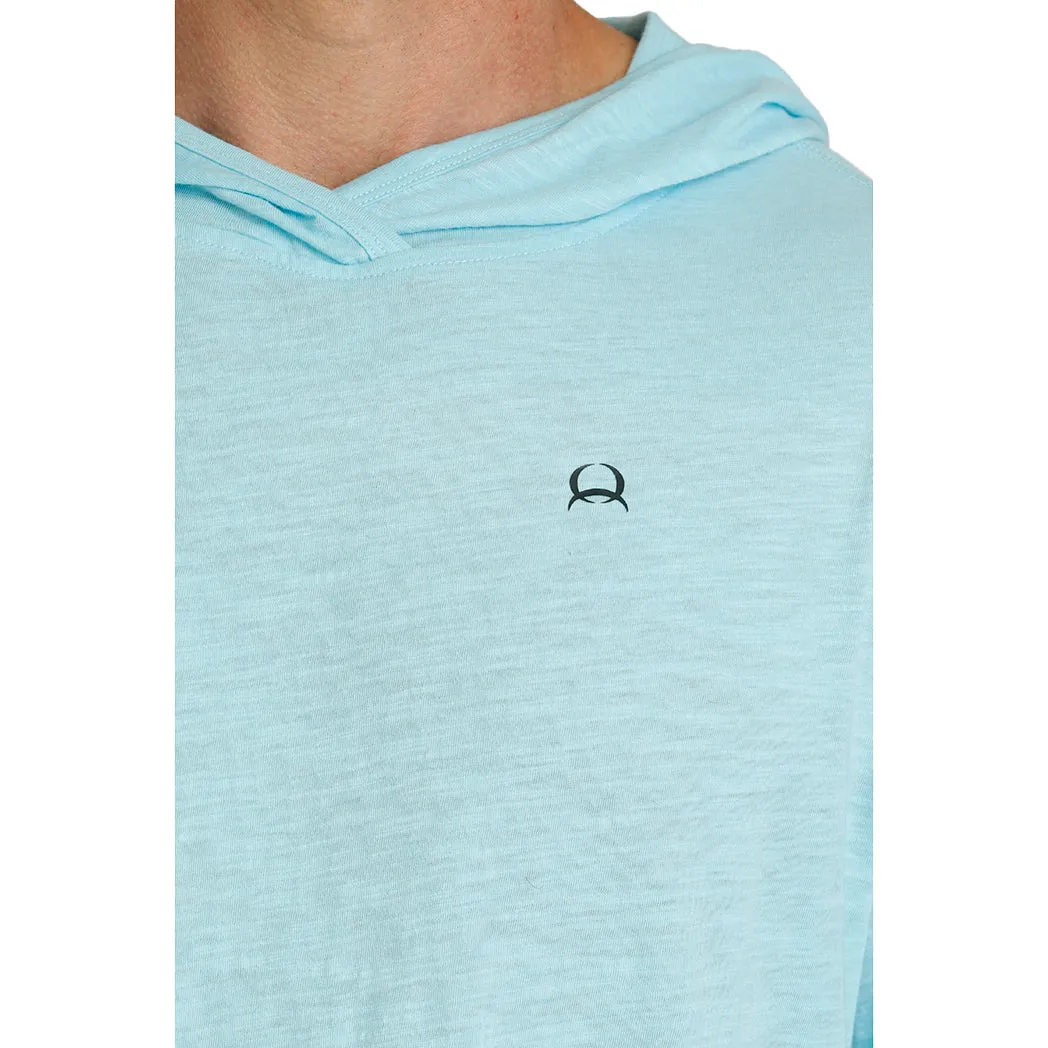 Cinch Men's Light Blue Aflex Hoodie