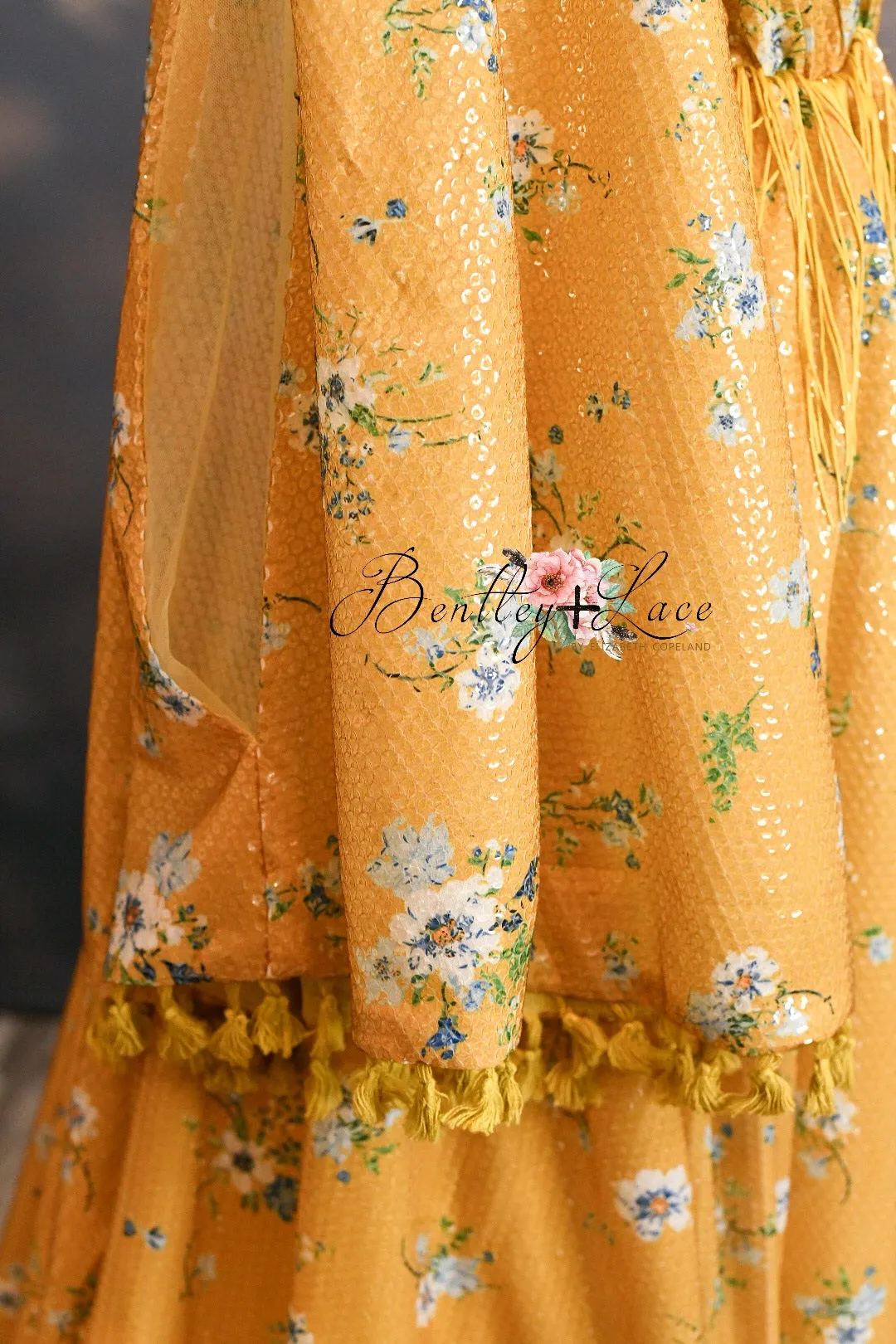 DAISY MAE - Yellow Bohemian Inspired gown (Teen/Adult) Maternity/ Non Maternity.