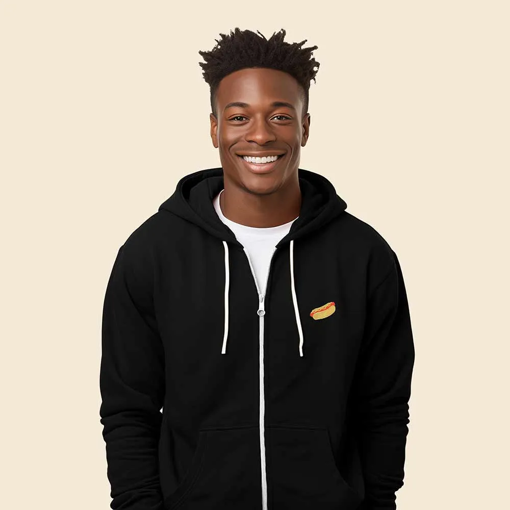 Dalix Hot Dog Zip Hoodie