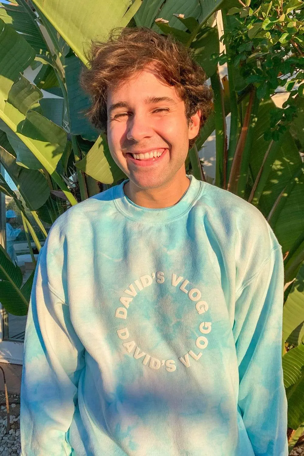 David Dobrik Blue Cloud Crewneck