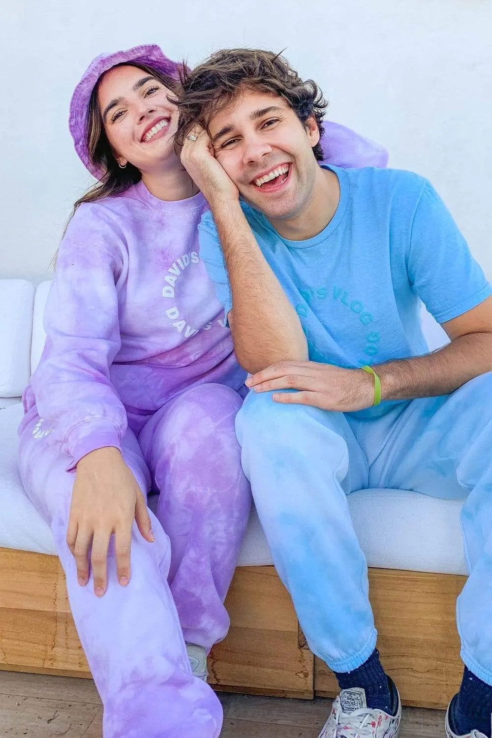 David Dobrik Pigment Blue Shirt