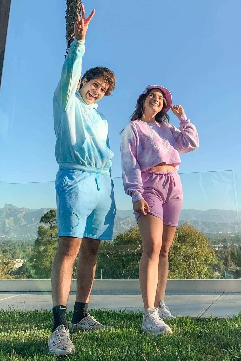 David Dobrik Pigment Blue Shorts