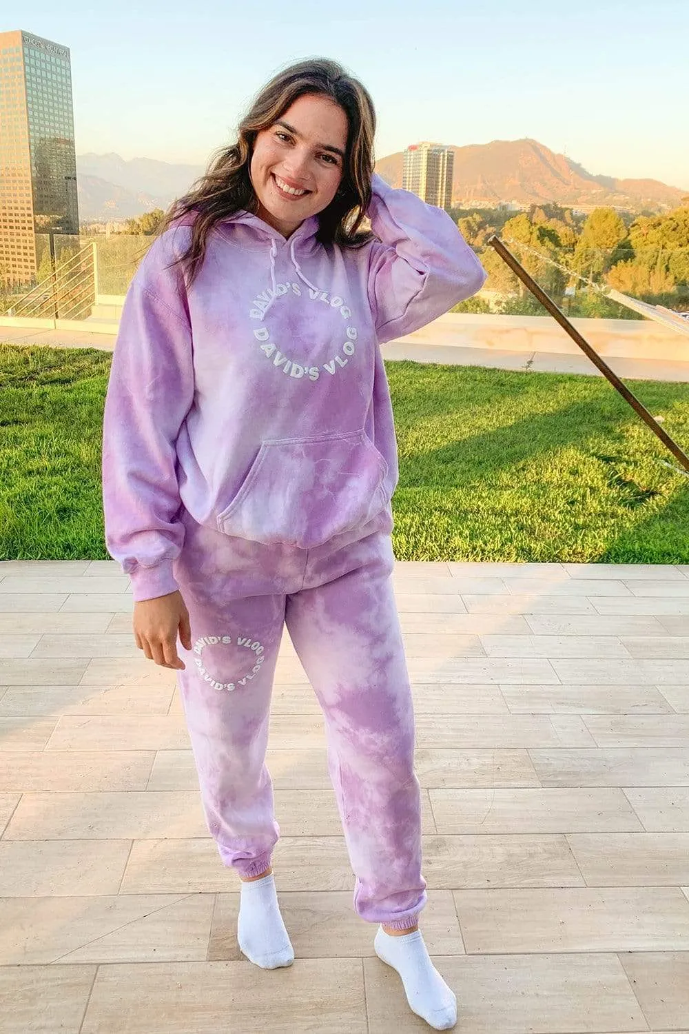 David Dobrik Purple Cloud Hoodie