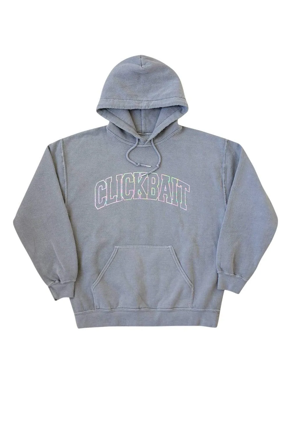 David Dobrik Stone Gray Iridescent Hoodie