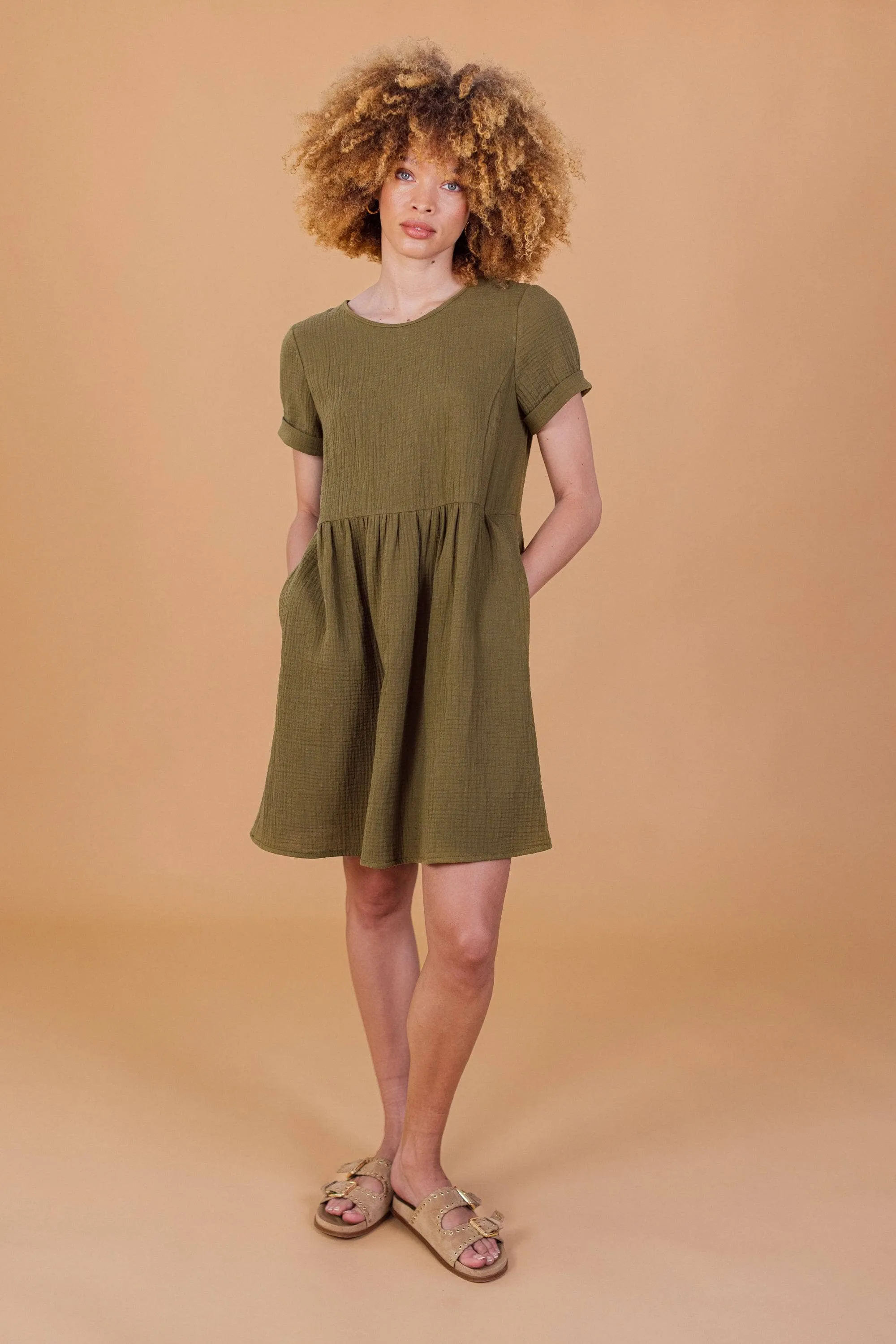 Dress Isla Khaki