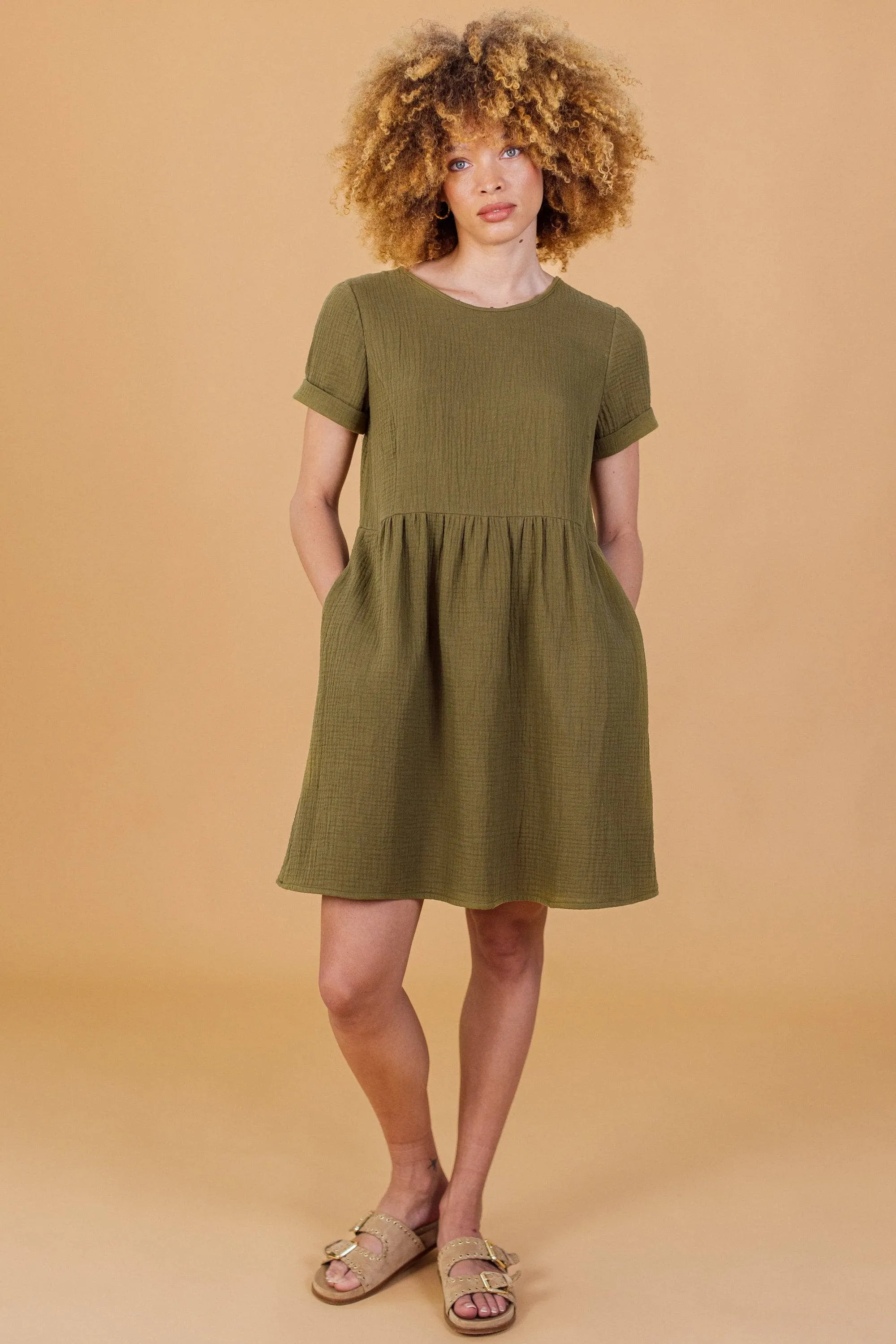 Dress Isla Khaki