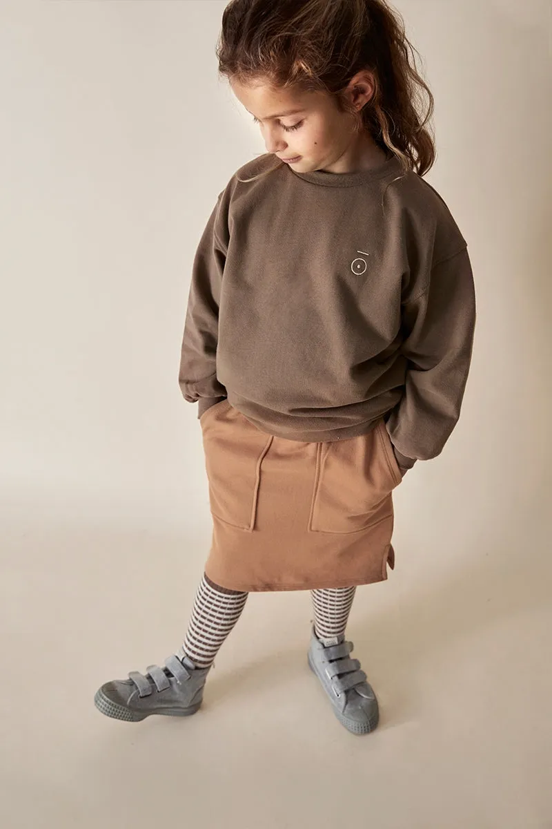 Dropped Shoulder Sweater 10Y logo | Brownie