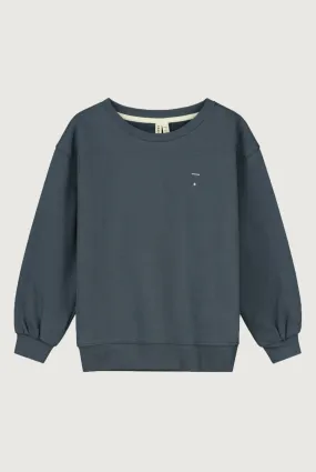 Dropped Shoulder Sweater | Blue Grey