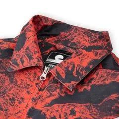 EDWIN - Eliaz Overshirt L/s - Red Mount AOP