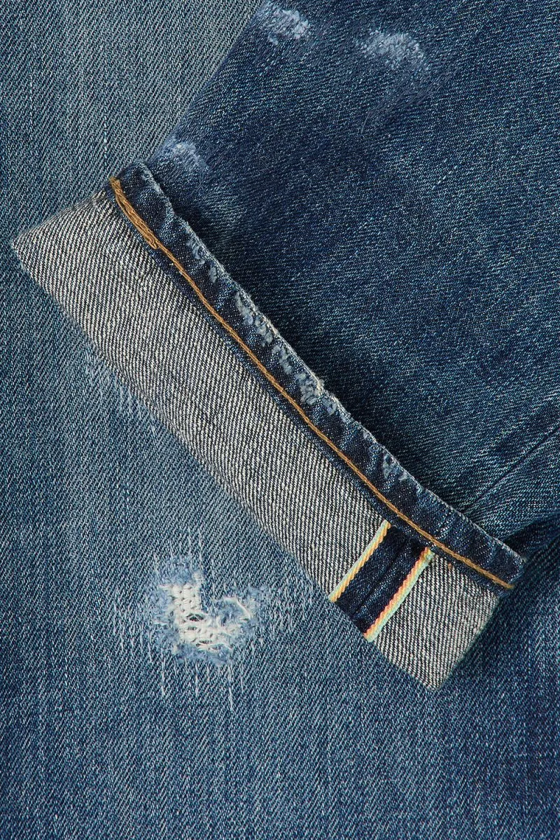 Edwin Regular Kaihara Tapered Rainbow Selvage Jeans (Dark Pure Indigo)