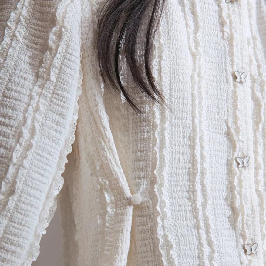 Ethereal Fringe Cardigan Shirt