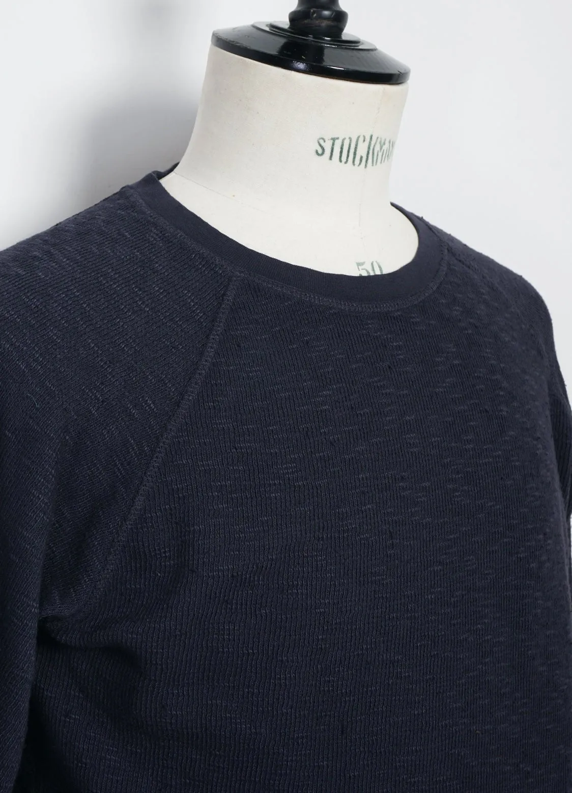 FELIX | Raglan Long Sleeve T-shirt | Indigo-like