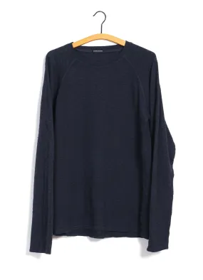 FELIX | Raglan Long Sleeve T-shirt | Indigo-like