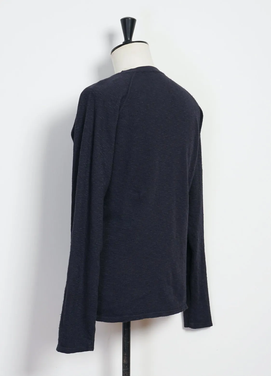 FELIX | Raglan Long Sleeve T-shirt | Indigo-like