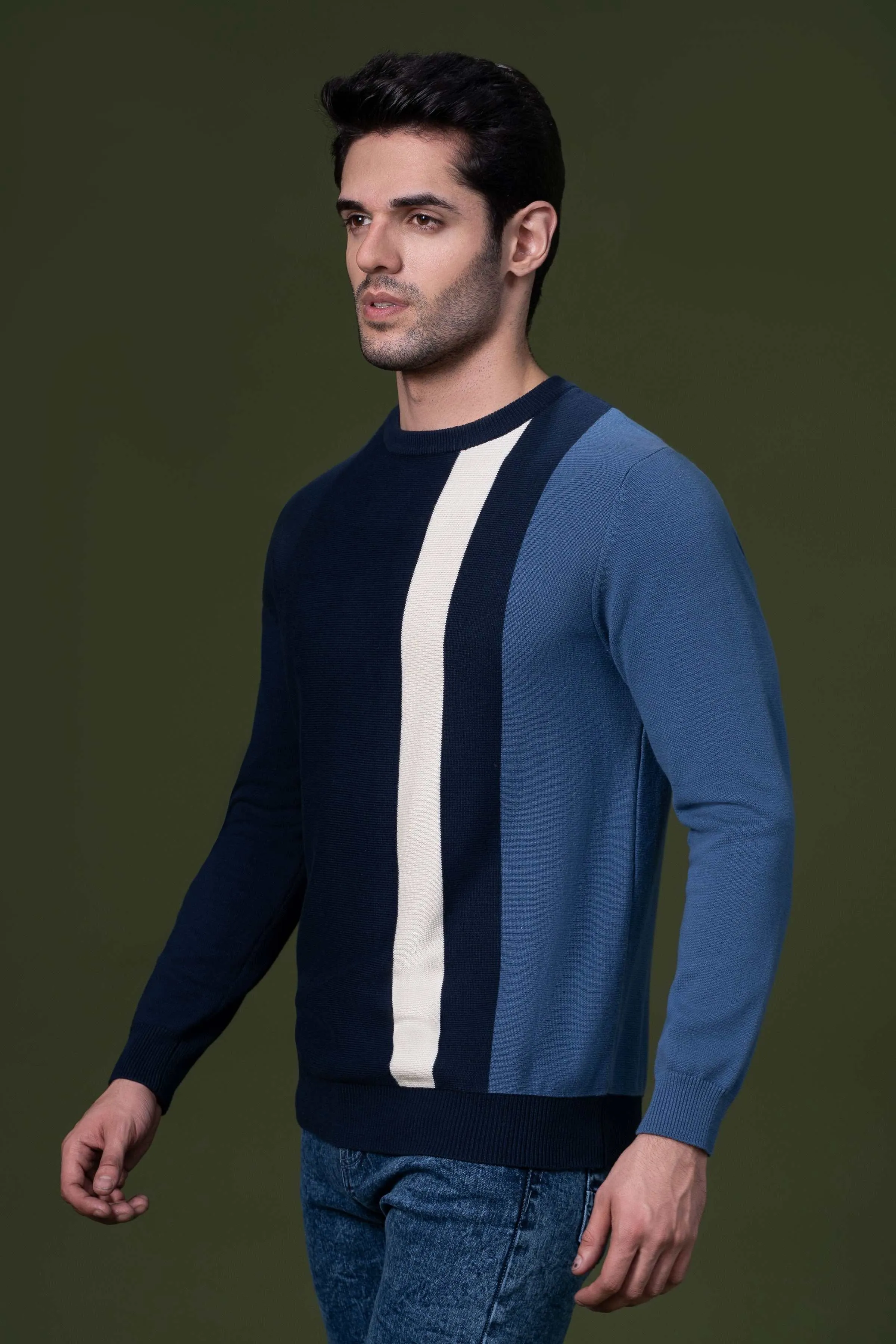 FULL SLEEVE SWEATER NAVY