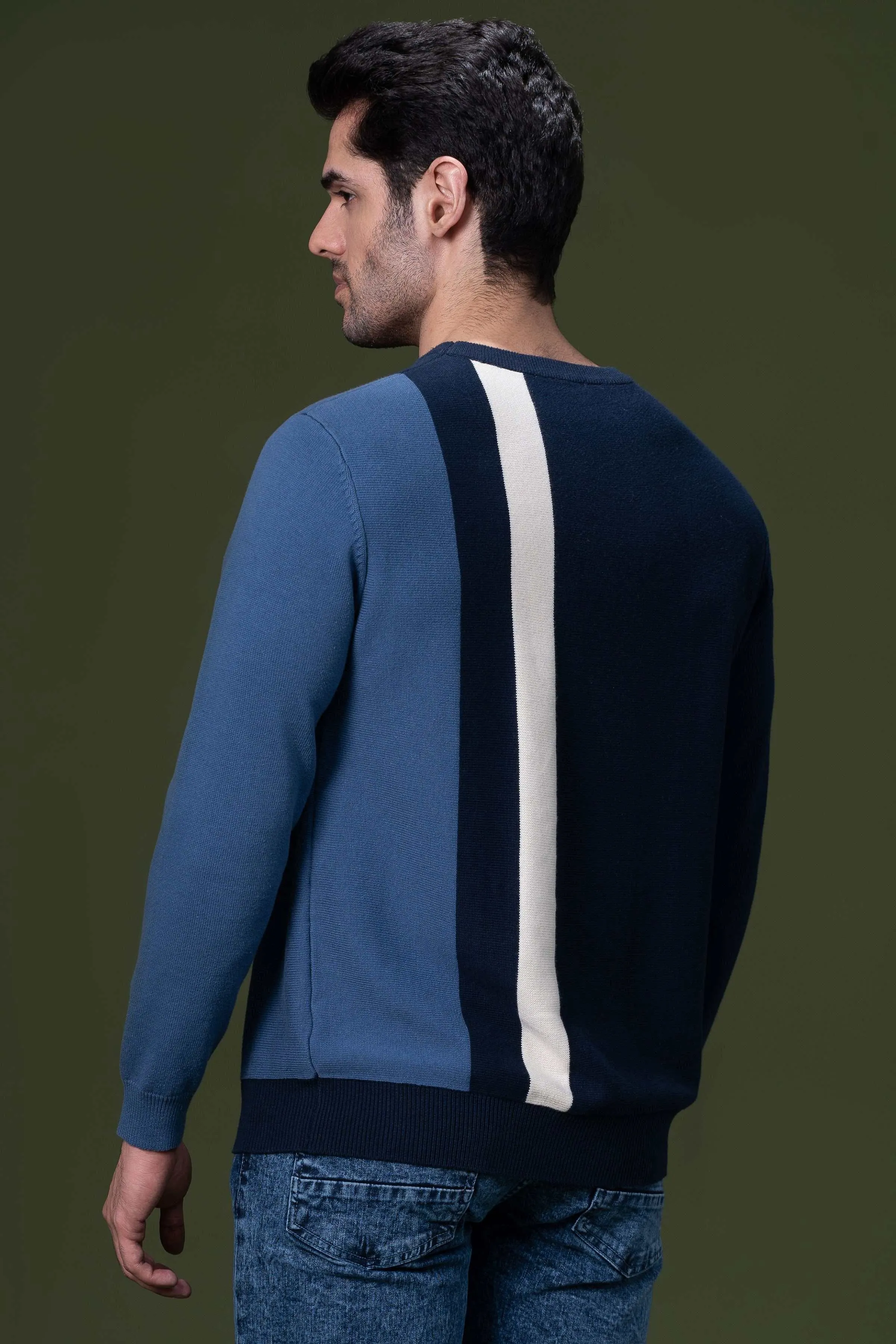 FULL SLEEVE SWEATER NAVY