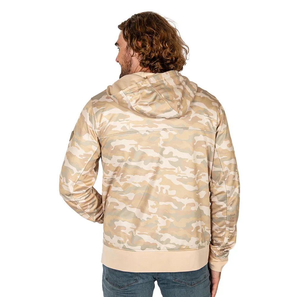 Full Zip Performance Hoodie | Desert Military Camo PreOrder