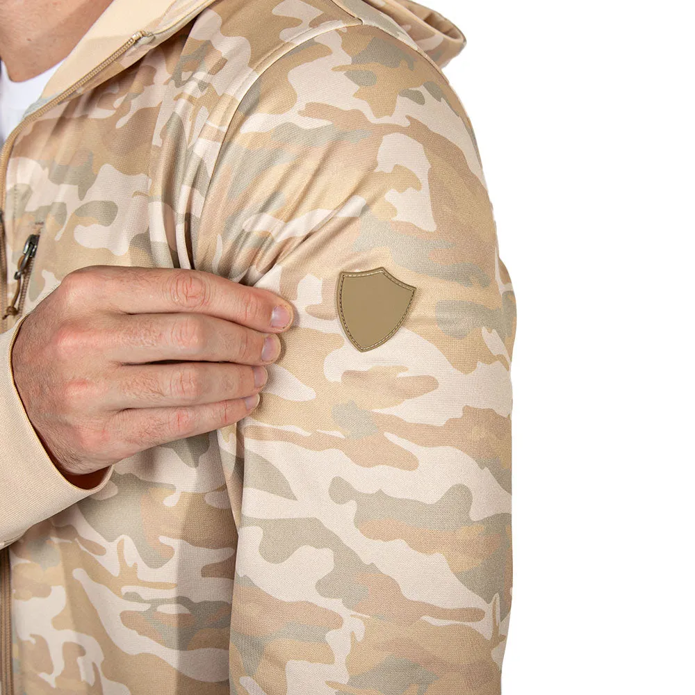 Full Zip Performance Hoodie | Desert Military Camo PreOrder