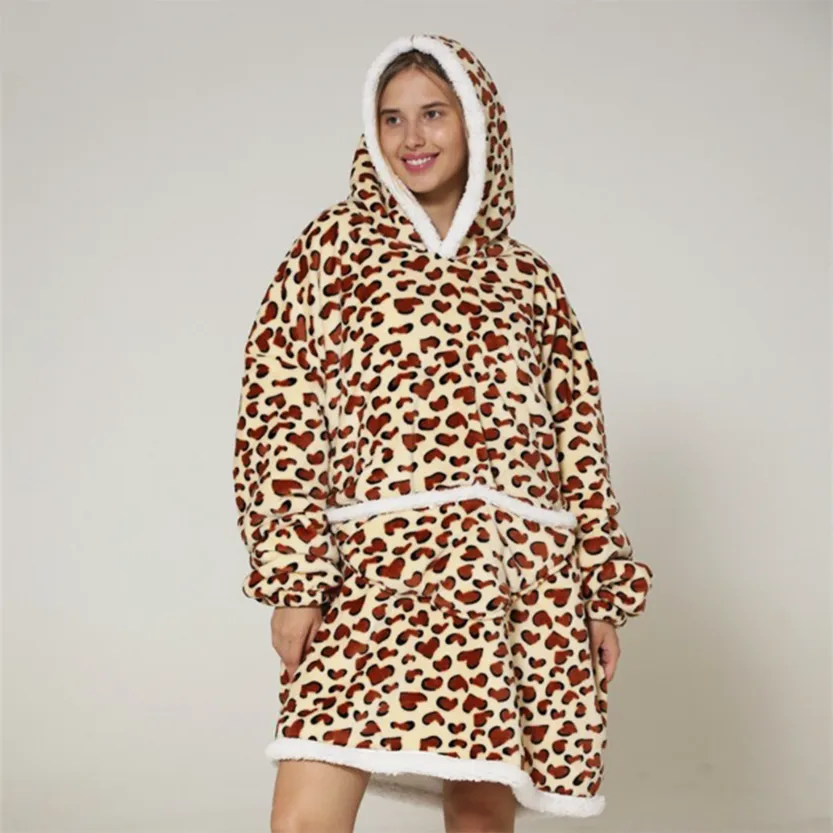 Funki Buys | Oodies | Unisex Soft Cow Animal Print Hoodie