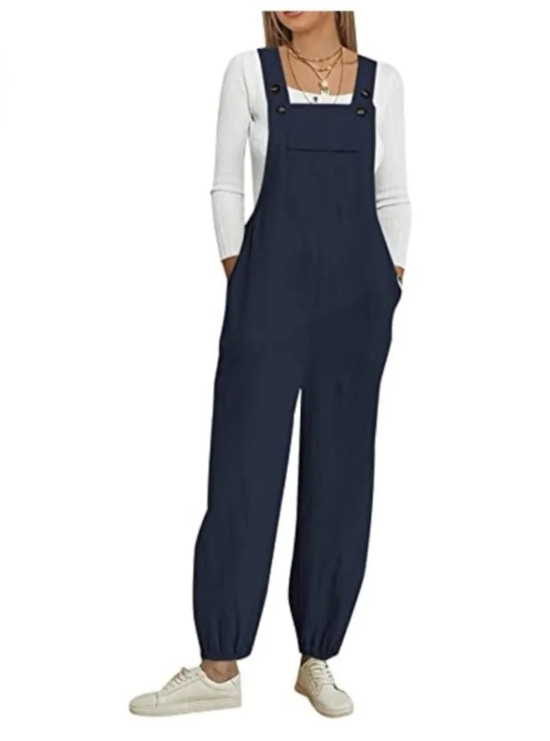 Funki Buys | Pants | Women's Wide Leg Casual Overall Rompers