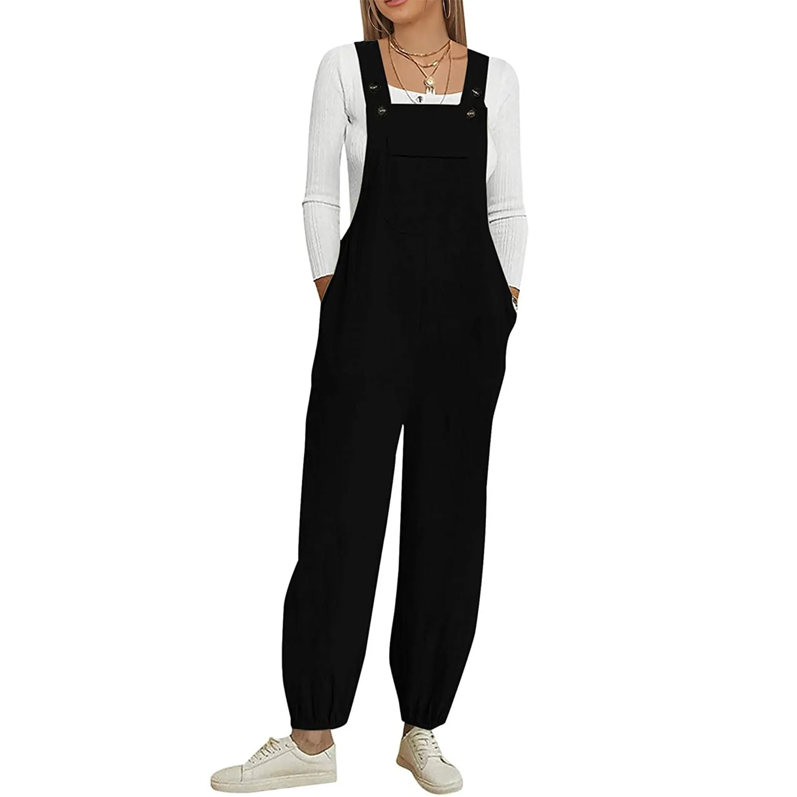 Funki Buys | Pants | Women's Wide Leg Casual Overall Rompers