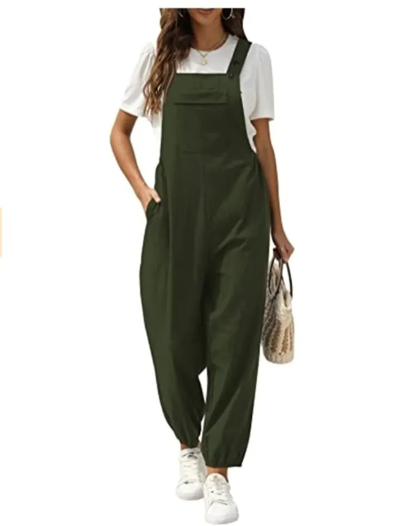 Funki Buys | Pants | Women's Wide Leg Casual Overall Rompers